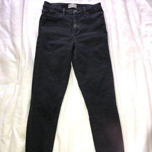 Abercrombie Frayed Hem Curve Love Jeans